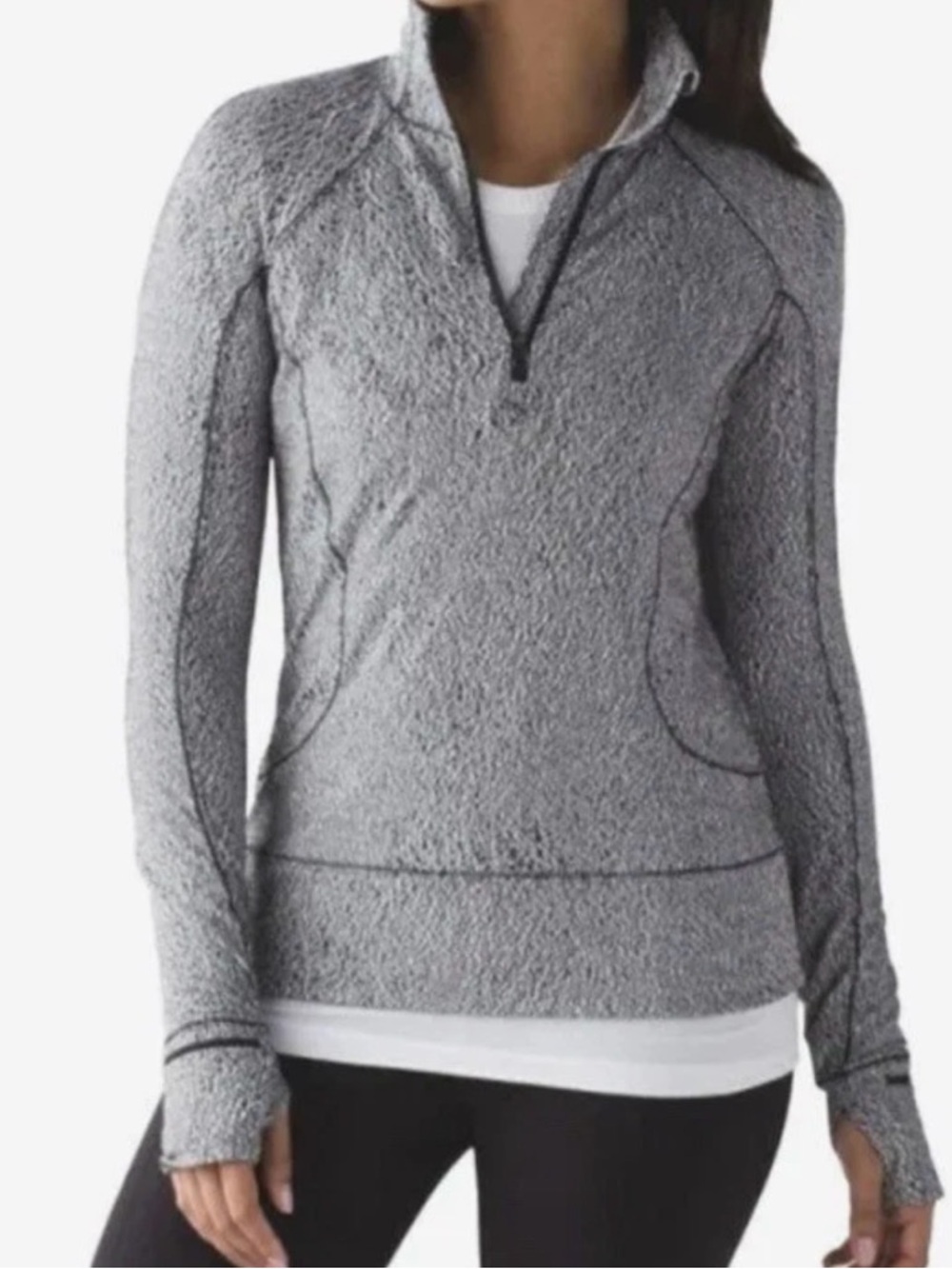 LULULEMON Half Zip Running Long Sleeves Pullover